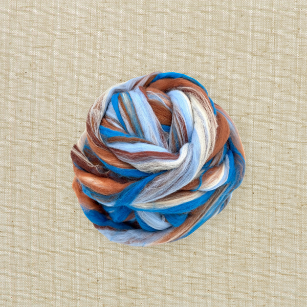 Iceberg Mixed Merino Wool Roving | 2 oz or 4 oz