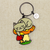 Sleeping Cat Mushroom - Enamel Keychain