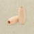 Unfinished Wooden Macrame Tube Bead - 2"