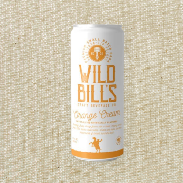 Orange Cream: Premium Cane Sugar Soda - 12oz Can