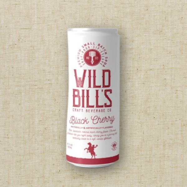 Black Cherry: Premium Cane Sugar Soda - 12oz Can