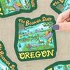 Oregon Map Vinyl Sticker