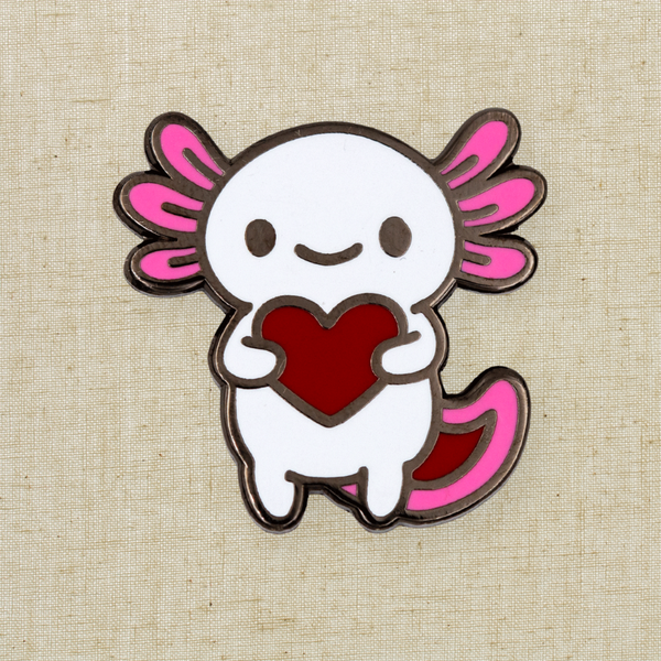 Axolotl Enamel Pin