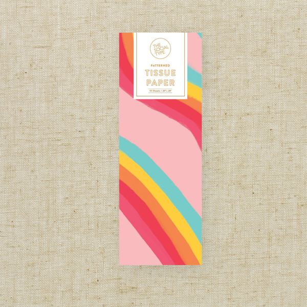 Rainbow Ribbon Tissue Paper