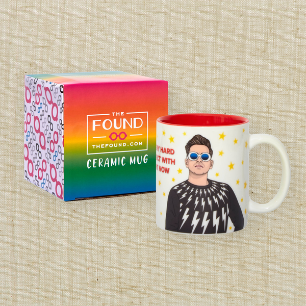 David Trying Hard Not To Connect Coffee Mug