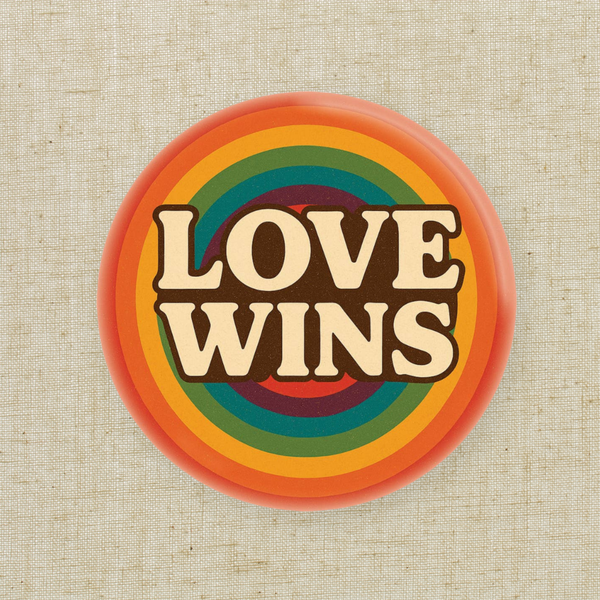 “Love Wins” Button Pin