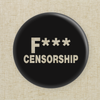 F* Censorship Button Pin