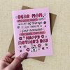 "Dear Mom You Were Right…" Card