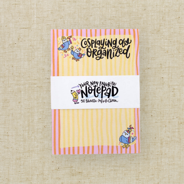 Organized Pigeon Notepad