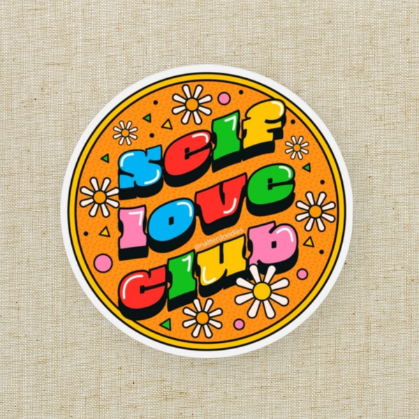 Self Love Club Sticker