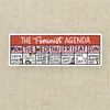 The Feminist Agenda Vinyl Sticker