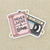 Never Judge A Book By It's Movie Vinyl Sticker