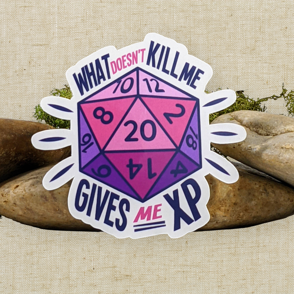 XP Dice Sticker