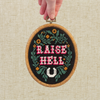 Raise Hell Cross Stitch Kit