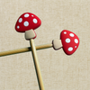 Cute Mushroom Knitting Needle Protectors