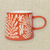Coral Botanical Mug | 12 oz