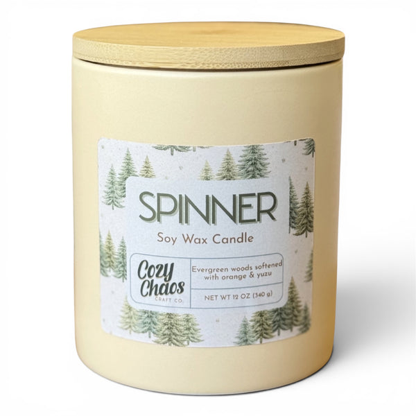 Spinner Candle | 12 oz Soy Candle