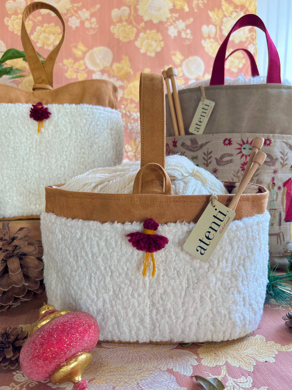 Sherpa Caddy – Knitting and Crochet Organizer Project Bag