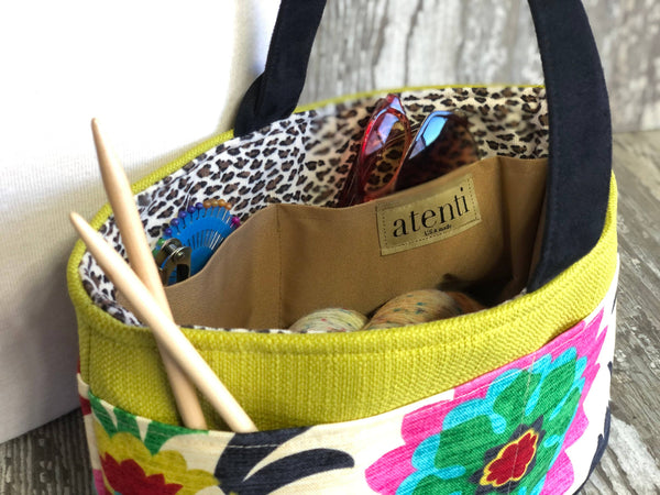 Santa Maria Caddy – Knitting and Crochet Organizer Project Bag
