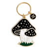 Cosmic Mushroom Enamel Keychain