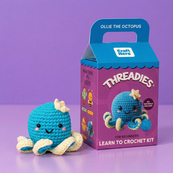 Crochet Kit for Beginners — Ollie the Octopus