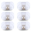 Chunky Chenill Yarn | 8oz/227g | Jumbo #7 | Pack of 6