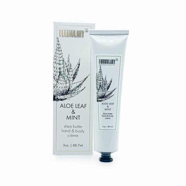 Aloe Leaf & Mint- Shea Butter Hand and Body Creme Tube