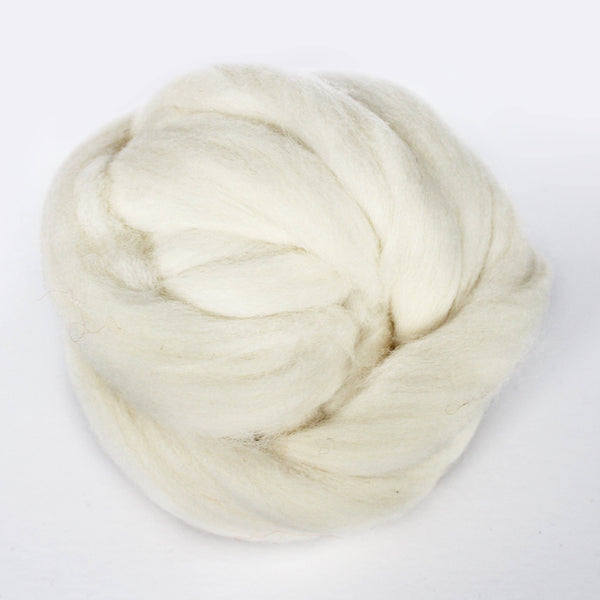 Ivory Merino Wool Roving | 4 oz