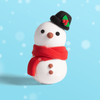Snowman Ornament Clay Crafting Kit