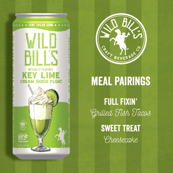 Key Lime - Zero Sugar Soda - 12oz Can