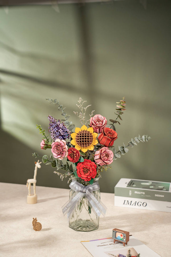 Sunflower - 3D Wooden Flower Puzzles