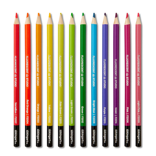 Colored Pencils - 12 Neon Colors
