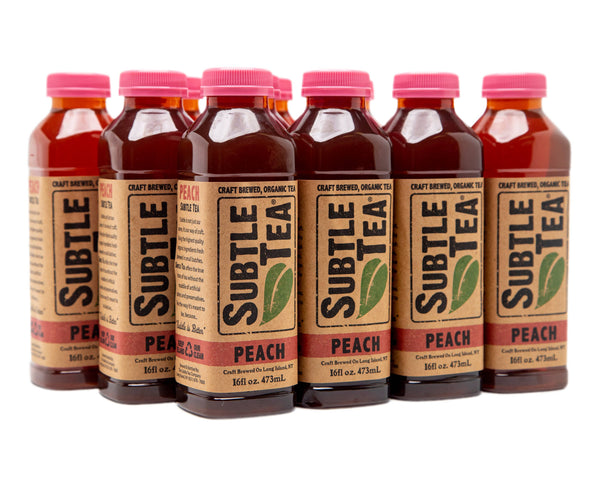 Organic Peach Iced Tea - 16 oz.