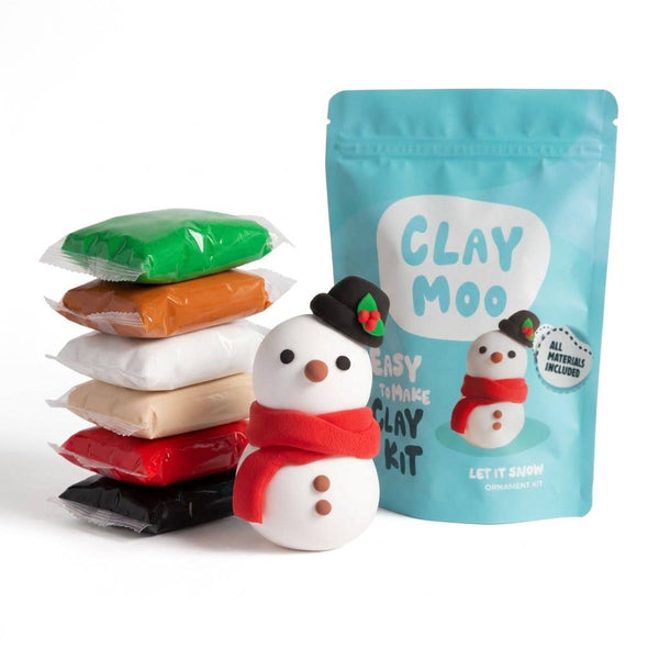 Snowman Ornament Clay Crafting Kit