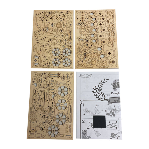 Hot Air Balloon – Laser-Cut Wooden 3D Puzzle