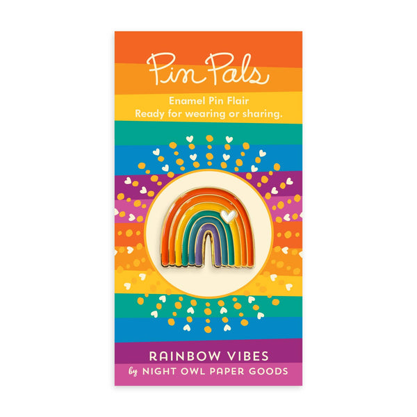 Rainbow Vibes Enamel Pin