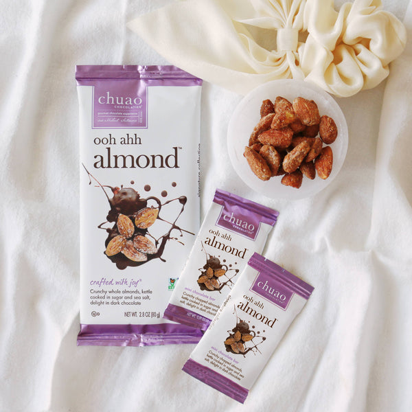 Ooh Ahh Almond Mini Dark Chocolate Bar