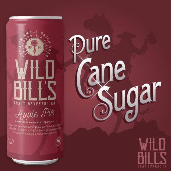 Apple Pie - Premium Cane Sugar Soda - 12oz Can