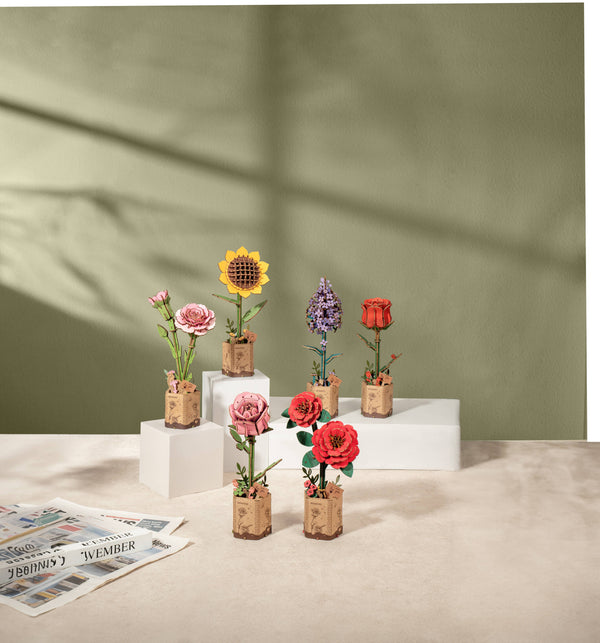 Sunflower - 3D Wooden Flower Puzzles