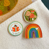 Rainbow Vibes Enamel Pin