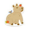 Capybara Sticker Thank You Card