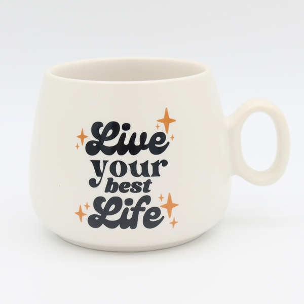 “Live Your Best Life” Cappuccino Mug
