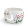 Pink Daisy Yarn Bowl