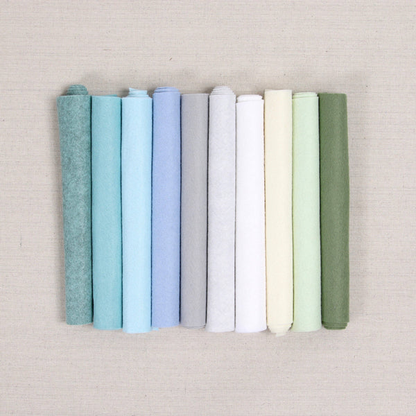 Wool Felt Sheets, First Frost