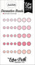 Pink Essentials Decorative Brads