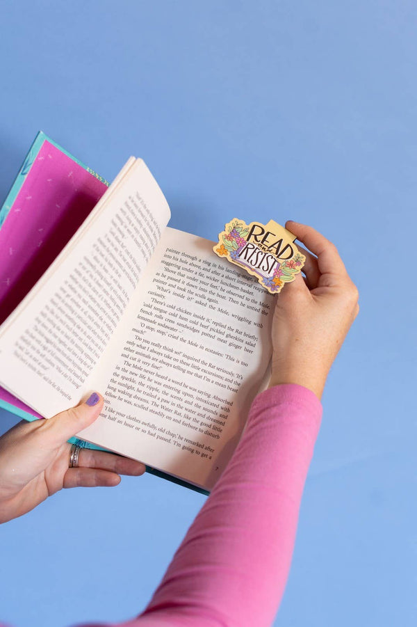 Read and Resist Magnetic Bookmark