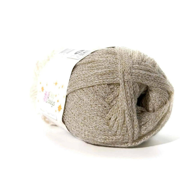 Metallic Shimmer Ribbon Yarn – Lightweight Tube Tape Yarn for Crochet Bags, Accessories & Decorative Projects (100g)