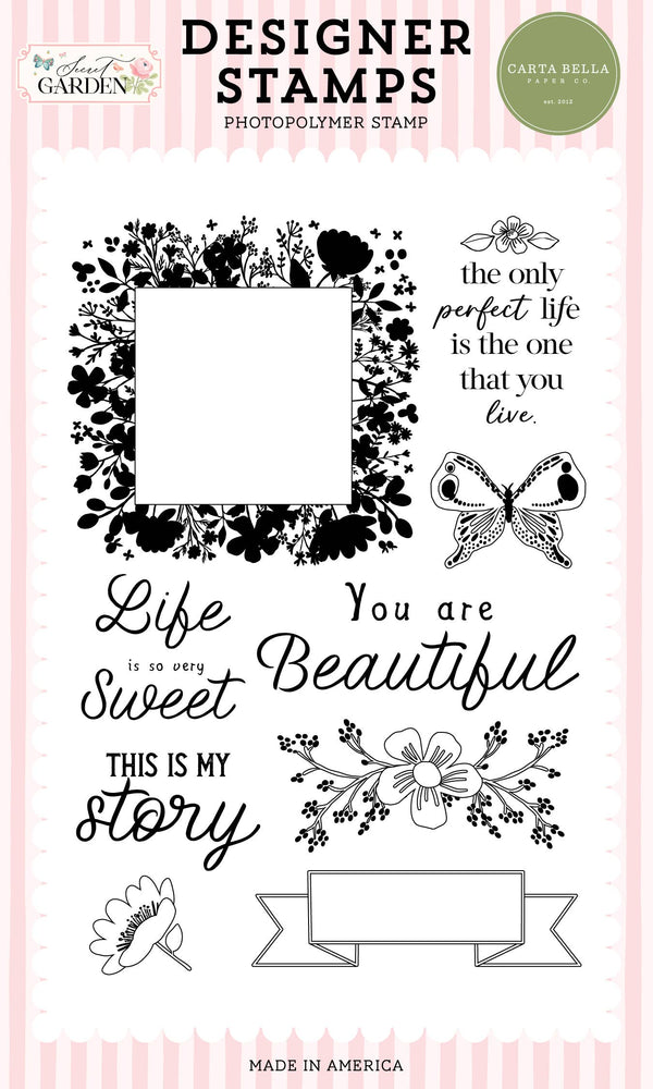 Secret Garden: Perfect Life Stamp Set
