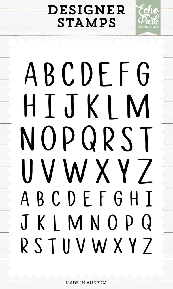 Callum Alphabet Stamp Set