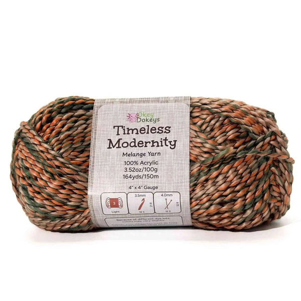 Timeless Modernity Sweater Like Acrylic Melange Yarn, 100g Light Weight